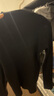 恒源祥100羊毛衫女秋冬加厚打底衫毛衣百搭羊毛修身内搭半高领针织衫 黑色  仅剩8件 M 100-110斤 实拍图