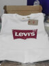 Levi's【全新升级】李维斯2024春夏新版情侣同款短袖T恤logo印花简约 白色0000 M 晒单实拍图