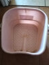 茶花泡脚桶14.5L家用塑料洗脚盆提水桶塑料盆加厚大号足浴盆0351 晒单实拍图