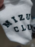 美津浓（MIZUNO）男女运动袜吸汗透气防臭短袜HERITAGE系列运动短袜子 01/白色 L 实拍图