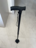 WarsunLZ02拐杖四脚拐棍老人防滑助行器铝合金可伸缩调节手杖 实拍图
