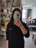 李宁卫衣男女同款2026春秋新款宽松情侣外套女士长袖连帽休闲运动上衣 标准黑（常规款-店长推荐） M 实拍图