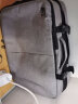 caifashcn17.3-18英寸笔记本电脑背包可扩容出差旅行包大容量可登机双肩包 浅灰（17.3英寸44*33*5cm可装） 实拍图