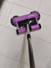 手推式扫地机家用把扫多功能器吸尘无线手动自动扫拖地一体机懒人帚扫拖把扫 紫色(+2个毛刷2个清洁布） 晒单实拍图