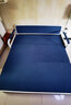 耀沉【24小时发货】折叠沙发床两用小户型客厅双人多功能沙发床可储物 蓝色绒布（大空间储物款） 宽1.8米长1.93米 6cm海绵2cm乳胶 实拍图