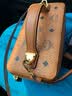 MCM【七夕礼物】ROCKSTAR中号手提包斜挎包化妆包盒子包干邑色 实拍图