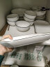 摩登主妇陶瓷碗欧式餐具家用简约碗盘釉下彩米饭碗创意乔迁碗盘套装 5英寸饭碗 实拍图