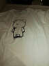 艾罗帝朗纯棉短袖t恤女新款春夏季学生宽松青年百搭学生白T半袖上衣打底衫 素描熊 2XL 建议130-145斤 实拍图