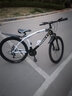 美昱 山地自行车男女成人变速单车青少年学生公路越野赛车城市通勤车 弯梁黑白辐条轮 26寸21速 实拍图