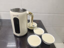 九阳豆浆机免过滤1-4人破壁免滤预约时间可做奶茶辅食家用多功能榨汁机料理机 奶油白【可视上盖】 1L 实拍图