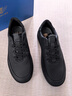 德赛（DESAI）男鞋低帮百搭真皮百搭休闲鞋时尚轻便通勤运动板鞋男 黑色 42 实拍图