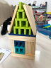 弥鹿（MiDeer）阿基米德积木 儿童多米诺骨牌拼搭积木积木条玩具3-4-6岁生日礼物 冷色+原木色（400p） 实拍图