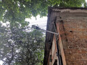 千象（QIANXIANG） 千象led路灯头小区挑臂路灯户外道路灯庭院街道农村亮化工程灯 【钉墙直杆】1米-可调节角度 实拍图