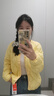 雅鹿2025新款洋气儿童羽绒内胆男童女童中大童学生轻薄羽绒服内胆内穿 黄色 160cm 实拍图