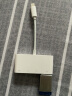 墨一 苹果Lightning转USB转换器 OTG转接头U盘相机连接线手机读卡器iPad连键盘鼠标 四合一【TF/SD读卡器/USB】皓月白 实拍图