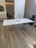 中泰（jongtay）会议桌小型6/8人办公桌工作台洽谈培训桌长条桌学习书桌2米白色 晒单实拍图