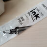 得力(deli)0.5mm黑色中性笔笔芯 子弹头水笔签字笔替芯 20支/盒6916 实拍图