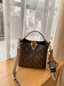 酷奇露娜轻奢包包女款2025年单肩包斜挎女包奢侈品牌送老婆女友生日礼物 咖啡色【次日达】 实拍图