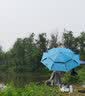 迪卡侬（DECATHLON）户外伞遮阳伞钓鱼伞户外可折叠防晒伞防雨便携加固CAP 银胶版 实拍图