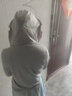 BRELRMON可拆卸防晒衣女男冰丝服防紫外线薄款运动皮肤风衣透气骑行外套 KY5999S浅银灰-女 M 实拍图