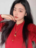 Lnieer新中式葫芦项链男女同款古法沙金福袋编绳项链2026新款轻奢毛衣链 葫芦项链 实拍图