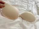 森上优集内衣女聚拢胸罩防滑上托隐形硅胶乳贴婚纱用无痕晚礼服加厚胸贴 芒果胸贴【厚款A杯】 实拍图