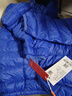 雅鹿2025新款儿童轻薄羽绒服男童女童男孩女孩宝宝秋冬薄款连帽外套 宝蓝 130cm 实拍图