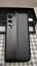 壳爵士 三星S23+手机壳S23ultra保护套翻盖智能侧显皮套高端素皮全包折叠支架防摔时尚轻奢商务款保护壳 三星 S23【静夜黑】 实拍图