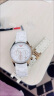 尊致登（ZETHYDUM）适用于阿玛尼表带 硅胶包钢手表带AR5891AR5905宾格胶包钢手表带 白色 玫瑰金色扣 23mm （接口宽度） 晒单实拍图