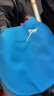 美津浓 MIZUNO 泳帽男女通用成人防水硅胶帽长发护耳不勒头加大专业泳帽N2CW1S02-21亮蓝 实拍图