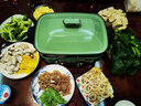 摩飞电器（Morphyrichards）多功能锅家用 鸳鸯锅电火锅专用锅料理锅蒸煮炒一体涮烤肉锅电烤盘分体式多用途电热锅旗舰 MR9088 薄荷绿升级版（标配+鸳鸯锅） 实拍图