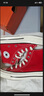 匡威（Converse）官方 1970S男女三星标高帮帆布鞋搪瓷红红色164944C 164944C 39.5 实拍图