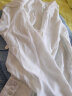 香蕉宝贝（BANANA BABY）春秋季法式小众系带领气质长袖衬衫女上衣D213CS589 白色 XS 实拍图