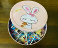 不二家棒棒糖创意铁盒+送礼盒多种图案礼盒棒棒糖节日礼物糖果零食 粉色可爱兔礼盒40只300g1盒 实拍图