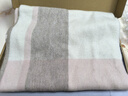 海澜之家围巾女士新款纯羊毛围巾秋冬保暖百搭新款生日礼物送女友礼盒装 软语奶咖 藕荷粉 实拍图