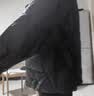 雪中飞【清仓】羽绒服秋冬款四层锁绒设计保暖大翻领短款羽绒服女 黑色 M 165 实拍图