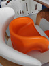 兔可图婴幼儿童塑料小凳子靠背椅加厚宝宝沙发餐椅小椅子防滑板凳洗澡凳 果粒橙 2只【升级防滑设计】 实拍图
