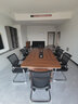 圣黎加厚会议桌长桌培训桌椅组合办公桌2.4米会议桌+8把椅 实拍图