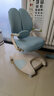 坐得正 儿童学习桌椅套装儿童书桌可升降学习桌学生书桌家用写字桌课桌 1.2m带陪读柜+自动追背椅蓝 纠姿豪华版 实拍图