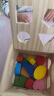 教玩匠儿童婴儿形状配对积木男宝宝智力盒0-1-2-3岁蒙氏早教木制玩具 实拍图