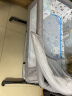 儒之星 婴儿床移动 可拼接大床可移动便携式可折叠新生儿多功能宝宝bb床 太空灰标准蚊帐+凉席+床垫+枕头 实拍图