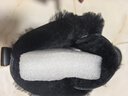 百丽（Belle）厚底羊毛雪地靴女靴加绒保暖休闲短靴棉鞋D1X1DDD4 黑色-亮面皮 39 (245mm) 实拍图