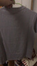 杰克·琼斯（JACK&JONES）25年男装T恤男夏季T恤舒适男士短袖凉感多色上衣纯色水洗不易走形 C13沙灰色 XXS 实拍图