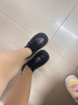 逸兰朵小皮鞋女英伦风2025秋冬季新款加绒厚底女鞋jk配裙子玛丽珍乐福鞋 黑色【加绒加厚款】 36 (230mm) 实拍图