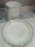 嘉兰陶瓷碗家用加厚吃饭碗简约北欧小清新金边餐具面碗组合 5英寸饭碗6个 实拍图