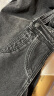 MO&Co.黑色开叉棉质牛仔小众设计感连衣裙背带裙女裙子 牛仔黑色 M/165 晒单实拍图