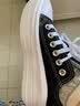 匡威（Converse）厚底鞋女鞋新款70S低帮帆布鞋松糕鞋云朵Move增高硫化鞋小个子 570256C 经典黑 35 /5 实拍图