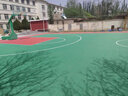 唯品胜（wpsn）悬浮地板篮球场地垫室外羽毛球场地胶垫幼儿园拼接防滑塑胶地板 WK-4【小双层米格款】 实拍图