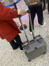 北兰登机行李箱可上飞机不用托运免密码拉杆箱双锁扣横款小巧登机箱女 高级灰【店长推荐】 20英寸 【横款 登机箱 免托运】 实拍图