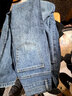 真维斯（Jeanswest）女装牛仔裤子时尚港风2025春夏季新款显瘦直筒裤休闲百搭长裤GYP A雾霾蓝8520（直筒长裤） 版型偏大建议拍小一码 28 实拍图